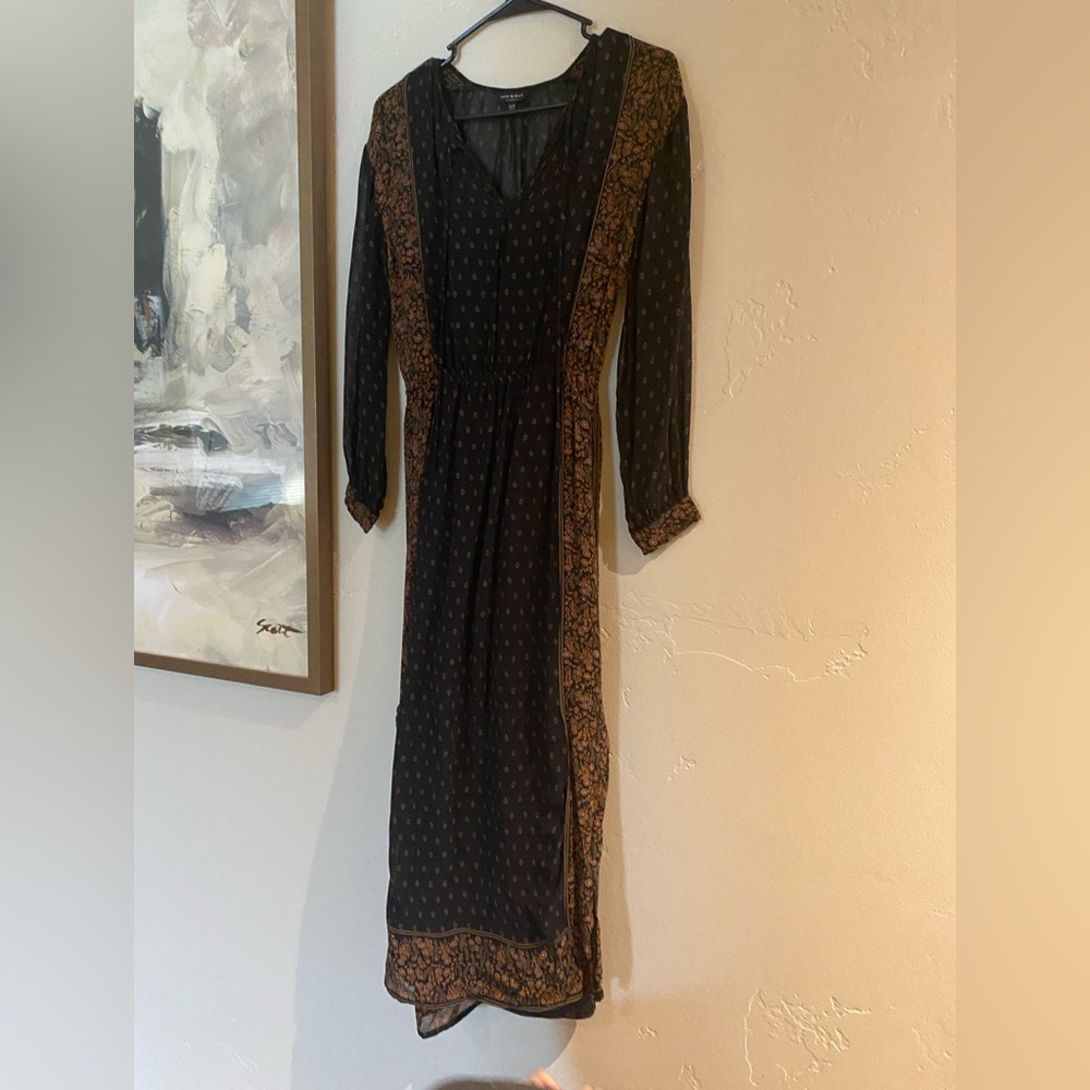 Lucky Brand| XS| Boho maxi dress| NWOT.